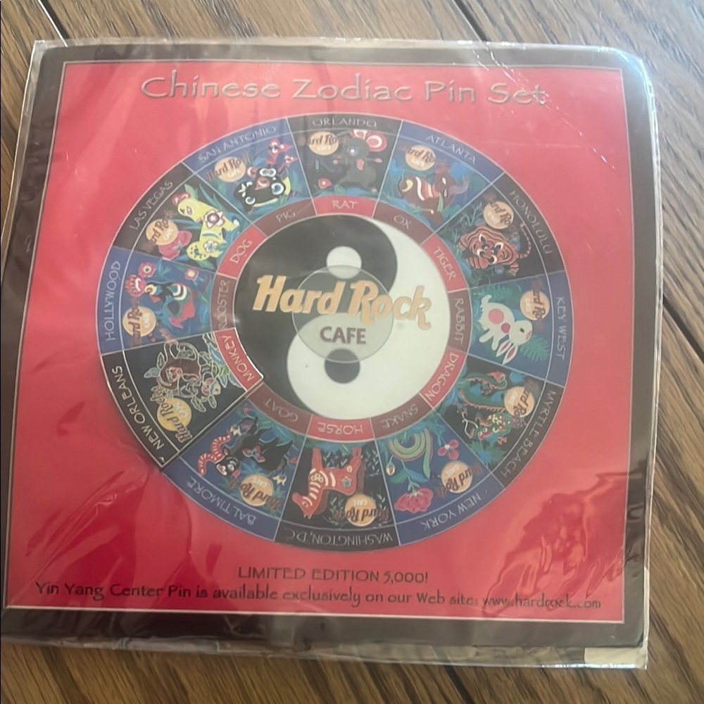 Hard Rock Cafe Chinese Zodiac Pin Set
